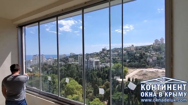 Безрамное раздвижное остекление смотреть онлайн