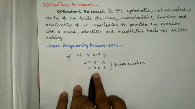 operations research introduction and linear programming problem | lecture-1