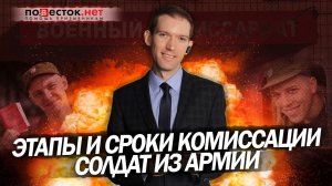 Этапы и сроки комиссации солдат из армии.