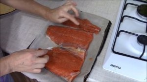 Малосольная нерка. Как вкусно засолить красную рыбу.