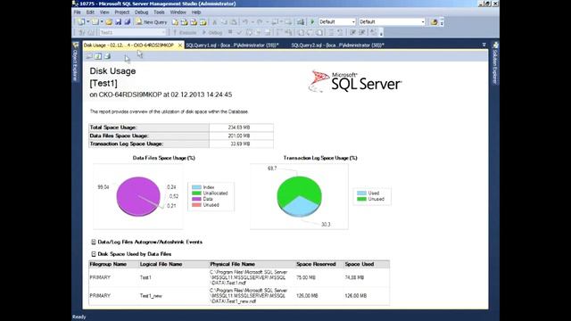 01. Администрирование MS SQL Server ч.1. Базы данных.