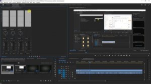 Adobe Premier Pro Добавление заставки и обработка звука