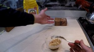 Тесто из печенья на рыбалку