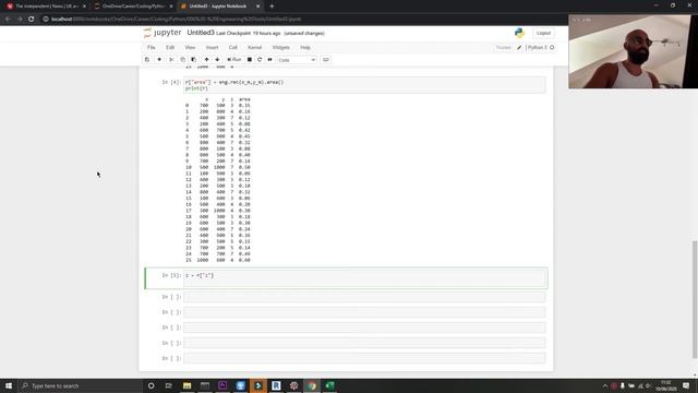 Python for Engineers w/ Jupyter Notebook - Calculating the Volumes of Multiple Concrete Beams смотреть онлайн