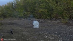 Утилизация мощной петардой мойки воздуха