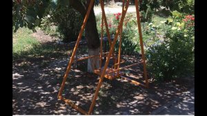 Детские качели для маленькой доченьки своими руками!