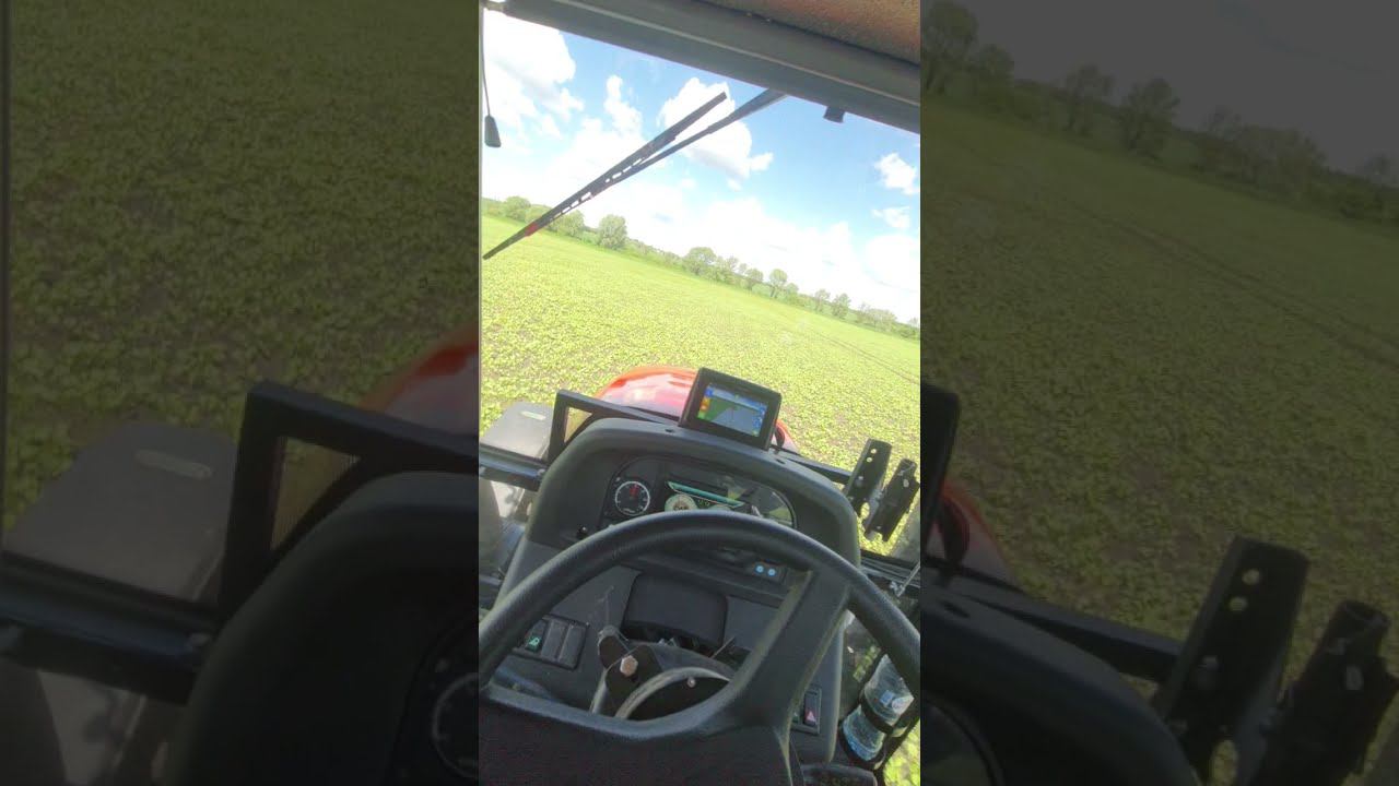 Кайфуем в тракторе YTO х1304 (Юто, Ёто, Йито) на опрыскивании с автопилотом!)) смотреть онлайн