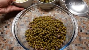 Салат с языком. Очень вкусный и простой салат???