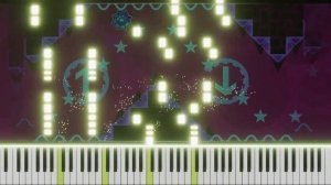 Electrodynamix by DJ Nate - Piano Tutorial / Cover (Geometry Dash Level 15)