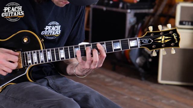 No Talking...Just Tones | Gibson Custom '57 Les Paul Custom Ebony VOS смотреть онлайн