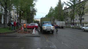 На центральных улицах Йошкар-Олы кипит ремонт