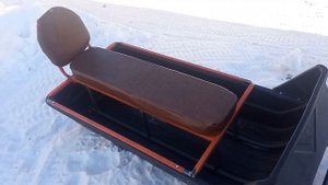 Самодельное сиденье для саней волокуши