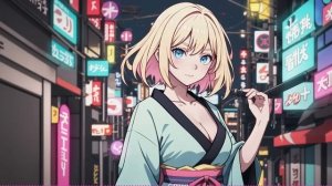 Synthwave Streets of Osaka