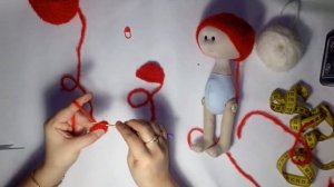 как связать шапку   для куклы спицами