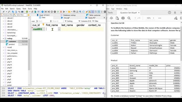 Question Set 08 | Database Management System | Java Institute смотреть онлайн