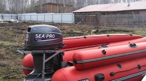 Тележка для лодочного мотора sea-pro 40 водомет (своими руками)