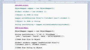 HOW TO CONVERT JAVA OBJECT TO JSON