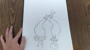 Как рисовать Луну из FNAF 9