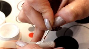 Дизайн ракушка. Эффект ракушки на ногтях. Белый маникюр/Design shell. White manicure