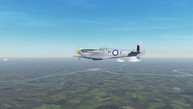 Spitfire IX and FW190, new damage model (IL-2 Sturmovik: Battle of Bodenplatte) смотреть онлайн