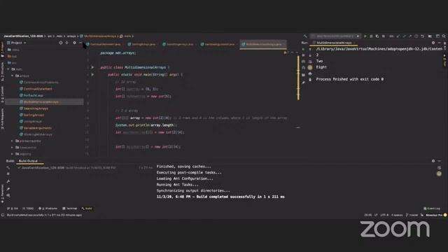 Oracle Certified Java Programmer 1Z0-808: ArrayList Example, Continue Statement, etc смотреть онлайн