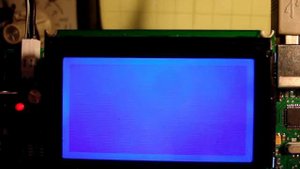 Работа графического монитора WG12864 на плате MiCROTOOL_AVR