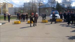 Показательные выступления службы пожарной охраны
