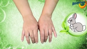 Пальчиковые игры для детей - Зайчонок