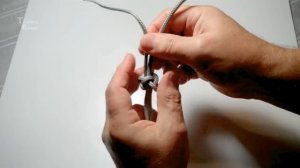 diamond knot Бриллиантовый узел для завершения и застегивания браслета из паракорда ( paracord )