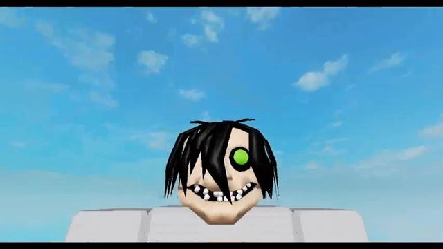 Roblox Green Eye Monster Head Mask Black Hair Anime смотреть онлайн