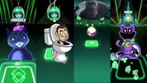 BABY PUSS IN BOOTS vs SKIBIDI TOILET vs GODZILLA VS KONG vs CATNAP / Coffin Dance