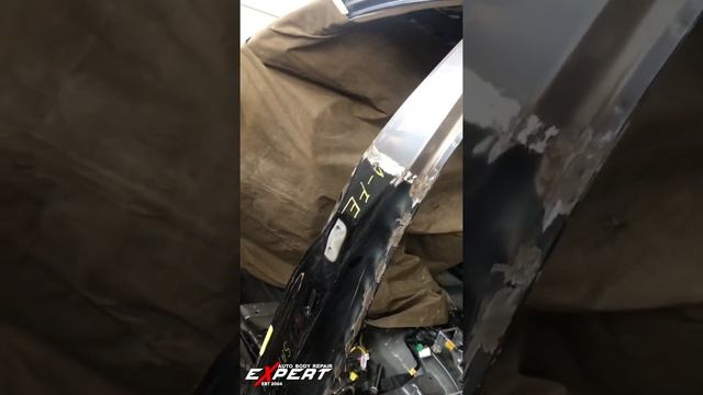 Ремонт Hyundai Santa Fe после бокового удара/Repair Hyundai Santa Fe after a side impact смотреть онлайн