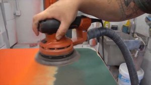 FLEX ORE 5-150EC Electric Sander Demonstration