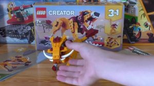 LEGO 31112 Creator 3 in 1 Лев Обзор альтернативных моделей сборки