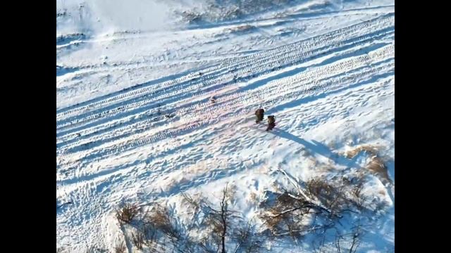 Вид применения многоразовых FPV-дронов по украинским смотреть онлайн