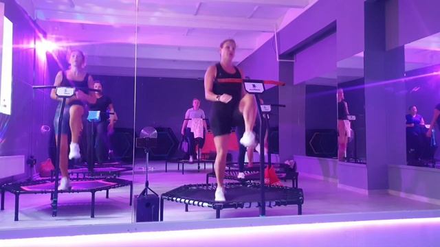 Jumping fitness. Тренировка джампинг фитнесс. Кардио - 500 ккал