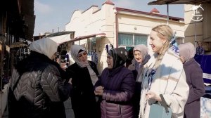 Ургут! Гуляю по базару  Примерила наряд невесты и сделала келин салом!