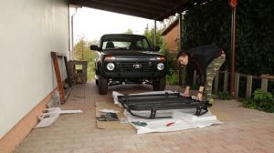 Lada 4x4 - Установка Экспедиционного Багажника RIVAL на НИВУ