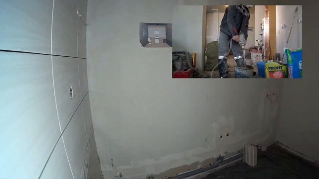 Ремонт ванной. Ниша в стене. Ремонт квартир Омск смотреть онлайн