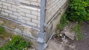 Отошла пристройка, треснул ??? дом. Стяжка дома. Процесс.