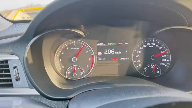 Kia Optima K5 JF FL SW 1.6 T-GDI 180PS acceleration 100-200++ KM/H vmax speed смотреть онлайн