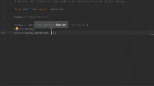 Python 3 - Receta 58: Convertir una Cadena de Caracteres a un Objeto datetime