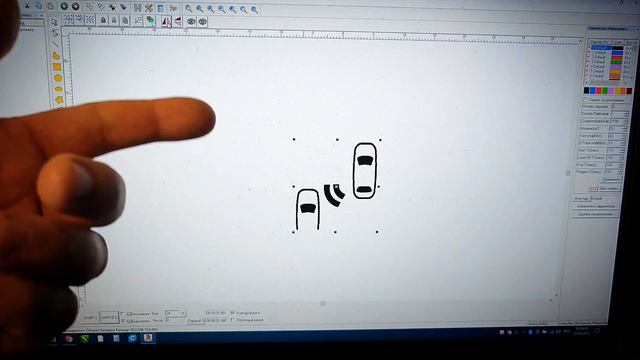 Бизнес идея для всех - гравируем зеркало и Авто (auto) зеркала пиктограммы - легко