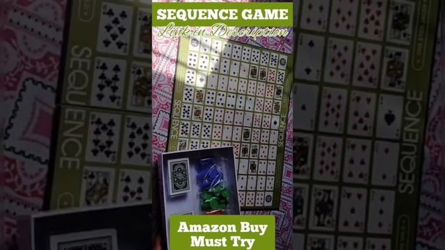 Sequence Board Game | Must Buy | Amazon Shopping Unboxing Video #shorts #shortsvideo #games