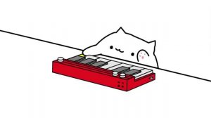 Кот играет на пианино 1 час
