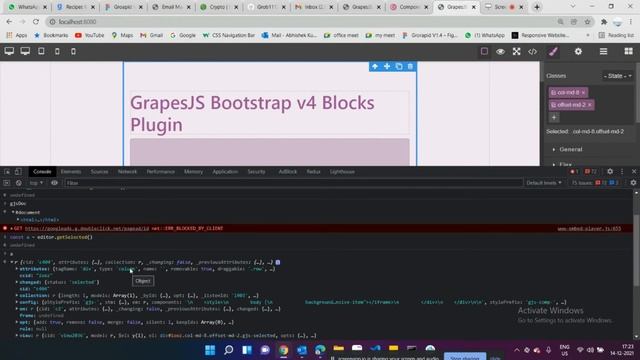 Add Components and Grapes js Document | Webpage Tutorial - 11 | Html Webpage Builder