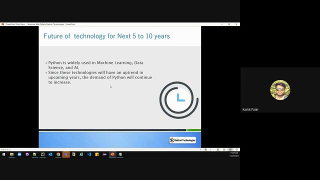 Selenium with Python Training | Function | Tuples | Web driver | PyTest |Demo - Radical Technologie