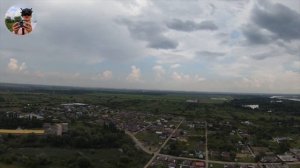 Елизаветинская с высоты птичьего полета. Станица Елизаветинская.