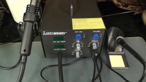 Паяльная станция Lukey 852D+ с феном. Первый взгляд.