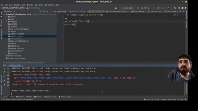 CircuitPython - CircuitPython Turtle Library on CPython Github Issue